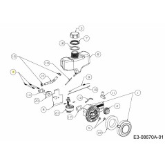 STUD CARBURETOR 710-06205 ORIGINAL MTD | Newgardenstore.eu