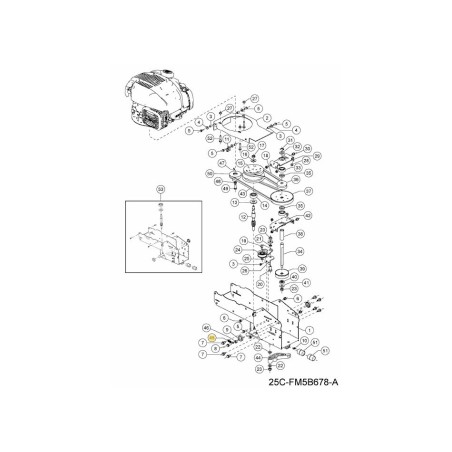 TENSIONE DEL FRENO A MOLLA 092.66.032 ORIGINALE MTD | Newgardenstore.eu