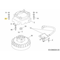 STUD M6X74 710-05089 ORIGINAL MTD | Newgardenstore.eu