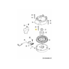 PERNO M6X75.3 751-11723 ORIGINALE MTD