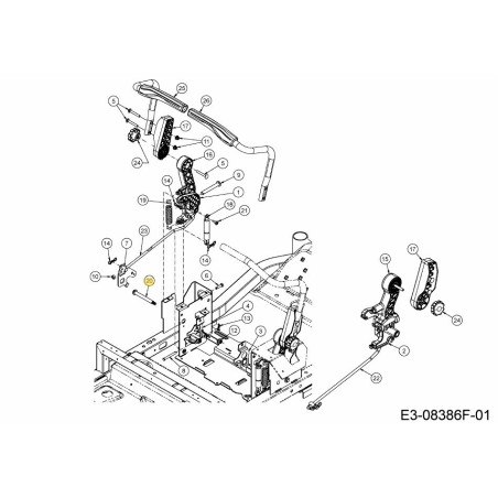Vis à épaulement .491X3.937 738-05694 ORIGINAL MTD | Newgardenstore.eu
