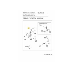 THROTTLE CONTROL ROD 1P61/65FH 751-11677 ORIGINAL MTD | Newgardenstore.eu