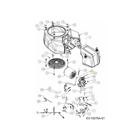 THROTTLE LINKAGE 751-15332 ORIGINAL MTD | Newgardenstore.eu
