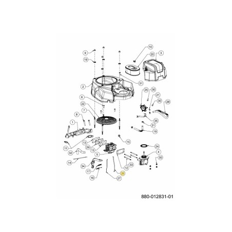 ASTA DI COMANDO DELL'ACCELERATORE 751-15874 ORIGINALE MTD | Newgardenstore.eu