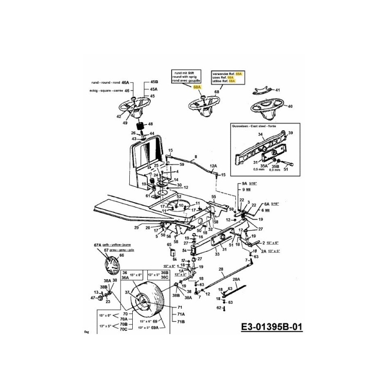Kappe: Nein, Feder: Klein, 731-04039, Original MTD