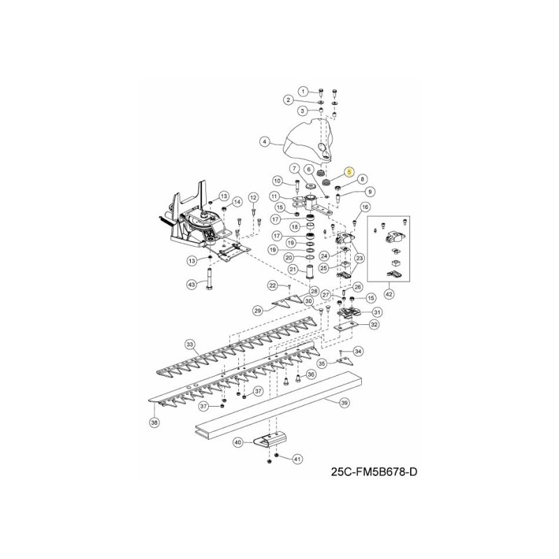 ALMOHADILLA BASE 092.66.057 ORIGINAL MTD