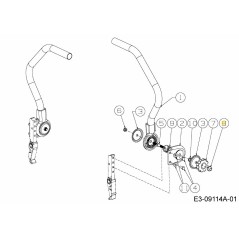 CAP PUSH:MDM:1/4 726-05029 ORIGINAL MTD