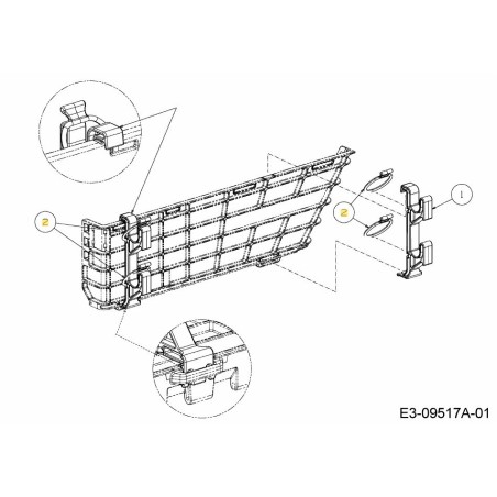 RETAINER, PISTON PIN 735-05100 ORIGINAL MTD | Newgardenstore.eu