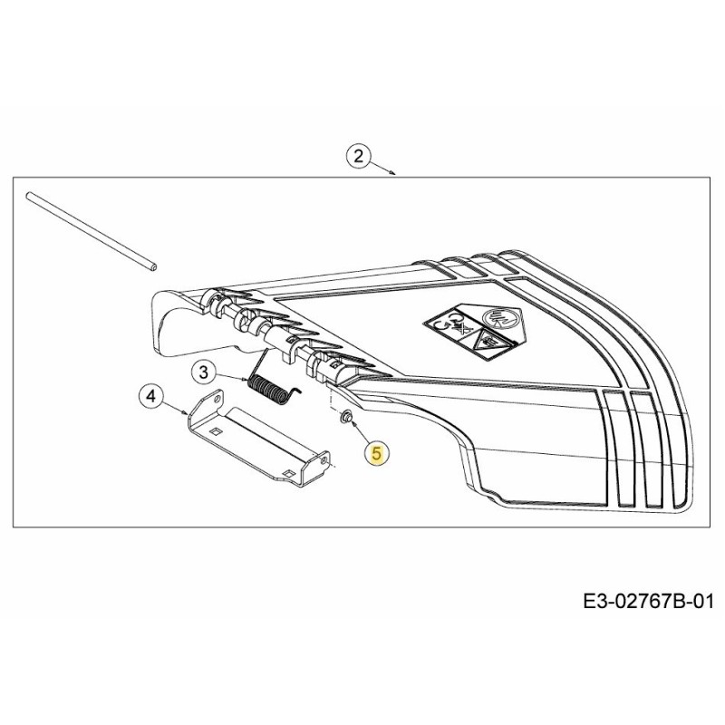BOUCHON-POUSSOIR 726-04009 ORIGINAL MTD