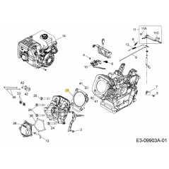 JUNTA CULATA CILINDRO 751-11963 ORIGINAL MTD