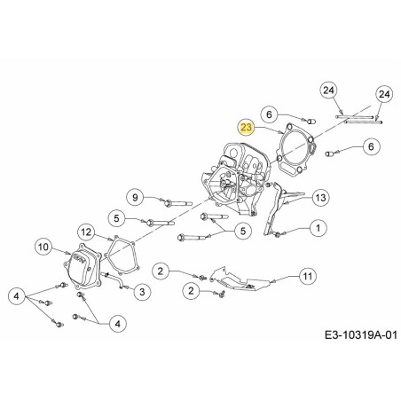 Zylinderkopfdichtung 751-12094 Original MTD | Newgardenstore.eu