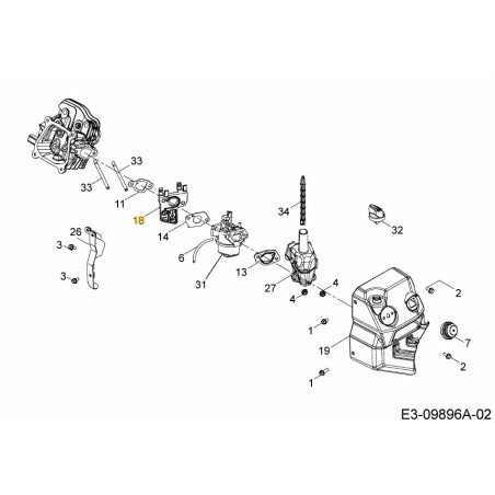 AISLADOR 751-15160 ORIGINAL MTD | Newgardenstore.eu
