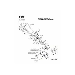 PERNO INCERNIERA 753-04070 ORIGINALE MTD