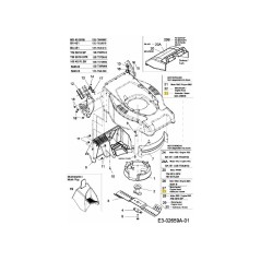 VIS BS 751B095050 ORIGINALE MTD | Newgardenstore.eu