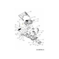 VIS HEXAGONALE 1/4-15:0,50 710-04187A ORIGINALE MTD