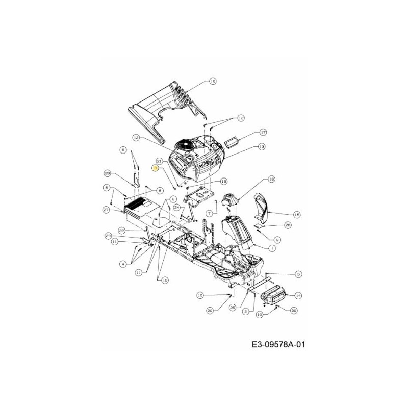 VIS HEXAGONALE 1/4-15:0,50 710-04187A ORIGINALE MTD