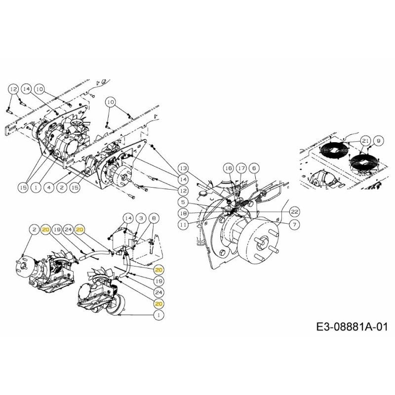 MORSETTO TUBO 24 726-05017 ORIGINALE MTD MORSETTO TUBO 24 726-05017 ORIGINALE MTD