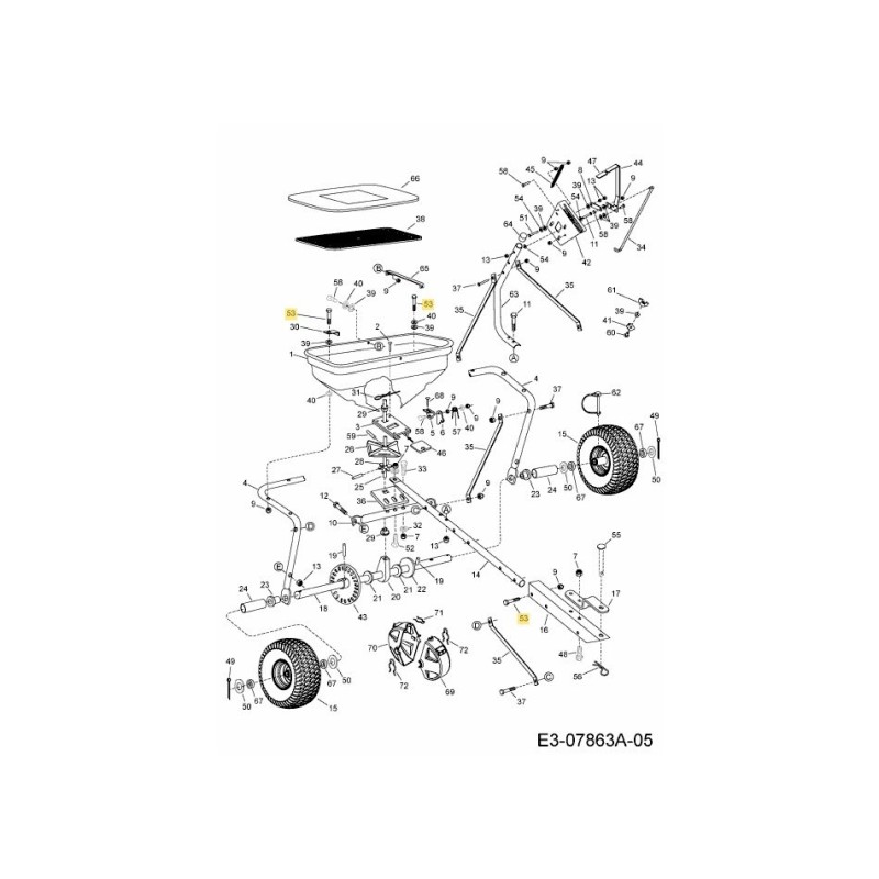 Vis hexagonale 1/4-20 x 2" LG AF-46699 d'origine MTD