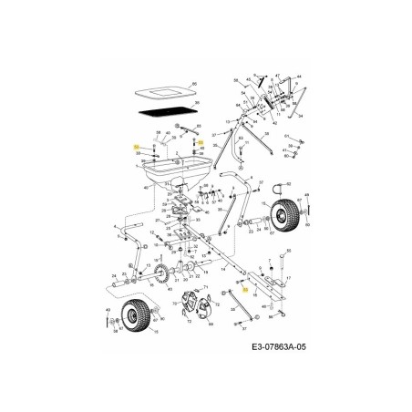 Vis hexagonale 1/4-20 x 2" LG AF-46699 d'origine MTD | Newgardenstore.eu
