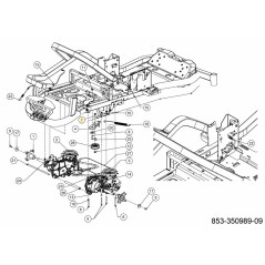 Vis à bride hexagonale 3/8-16 x 1,50 710-06749 d'origine MTD