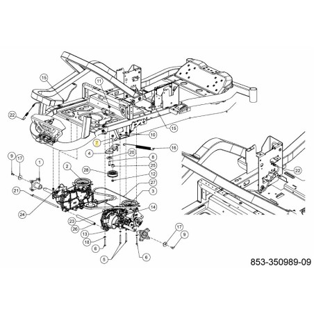 Sechskantflanschschraube 3/8-16x1,50 710-06749 Original MTD | Newgardenstore.eu