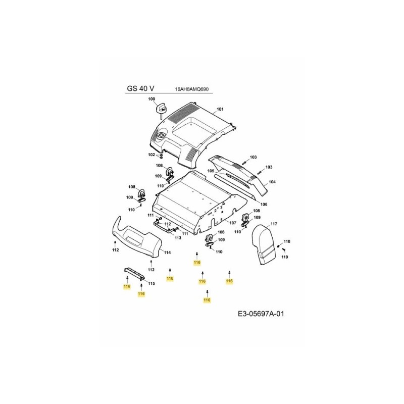 VITE 0012630 ORIGINALE MTD