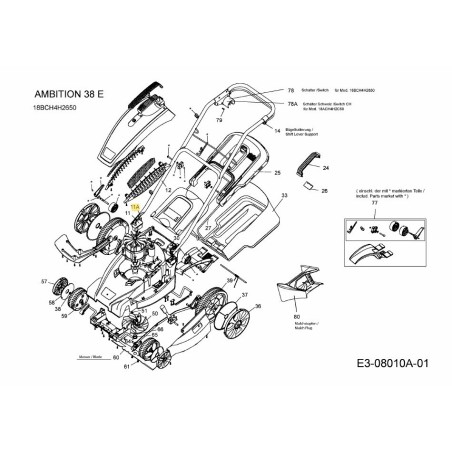 VITE M4X16 092.61.434 ORIGINALE MTD | Newgardenstore.eu