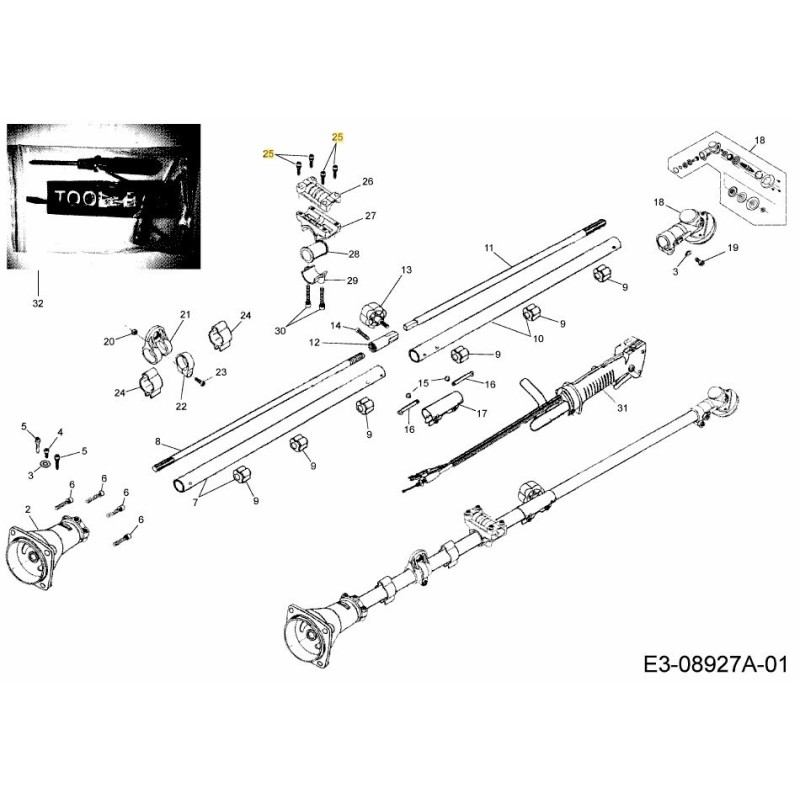 SCREW M5X25 092.63.056 ORIGINAL MTD