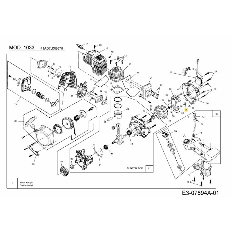 Screw 092.63.058 ORIGINAL MTD