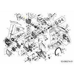 TORNILLO M5X60 092.63.111 ORIGINAL MTD