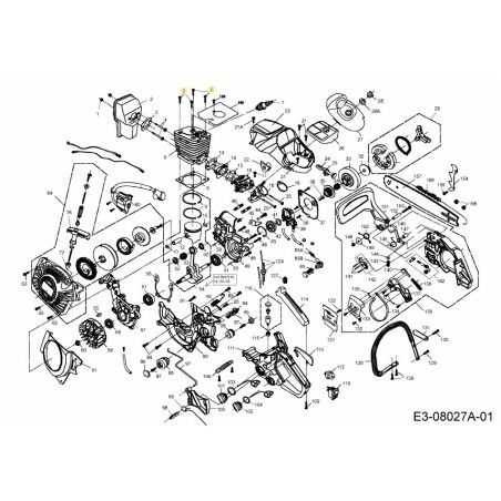 SCREW M5X20 092.63.112 ORIGINAL MTD | Newgardenstore.eu