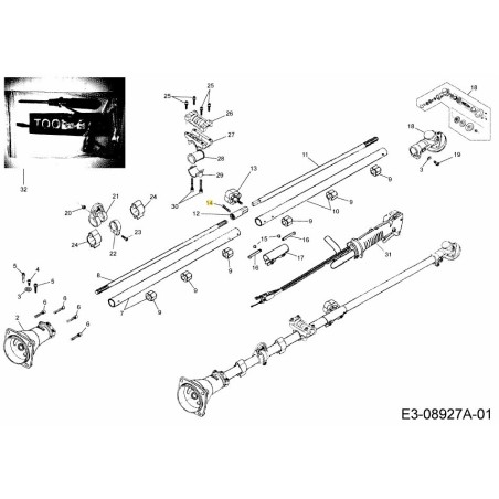SCREW M6X16 092.63.485 ORIGINAL MTD | Newgardenstore.eu