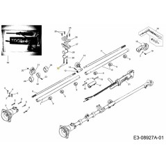 Vis M5x45 092.63.497 d'origine MTD | Newgardenstore.eu