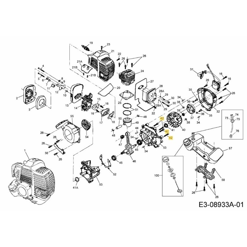 Vis M5x35 092.63.593 d'origine MTD