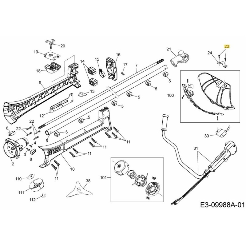 VITE M6X22 092.63.903 ORIGINALE MTD