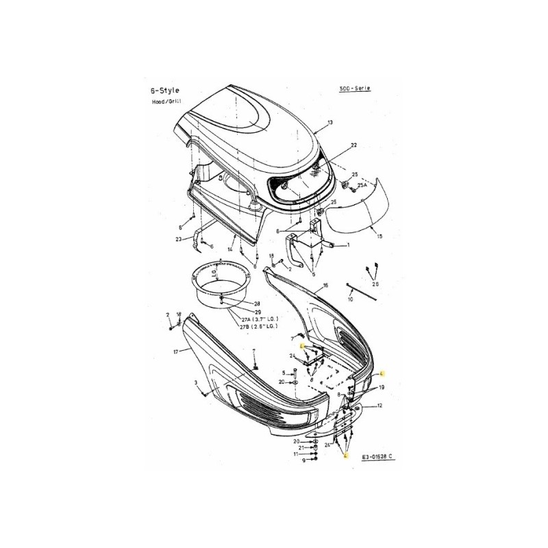 SCREW:M6X16 ZN5GLCB DIN 7985 710-1389 ORIGINAL MTD