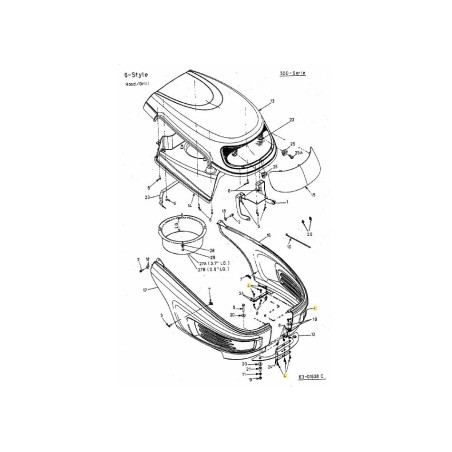 VIS : M6X16 ZN5GLCB DIN 7985 710-1389 ORIGINAL MTD | Newgardenstore.eu