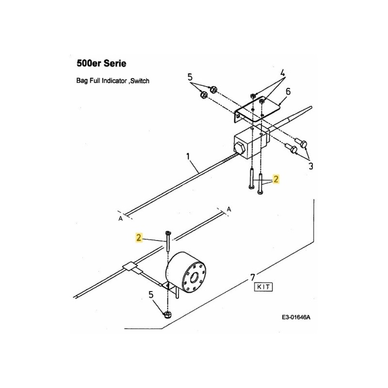 Vis M4x35-4,8 DIN 7985 710-1397 d'origine MTD