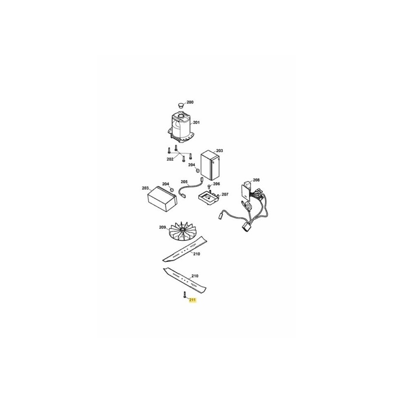 Vis hexagonale 0010302 ORIGINAL MTD