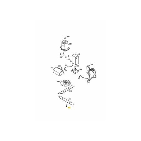 vite esagonale 0010302 ORIGINALE MTD | Newgardenstore.eu