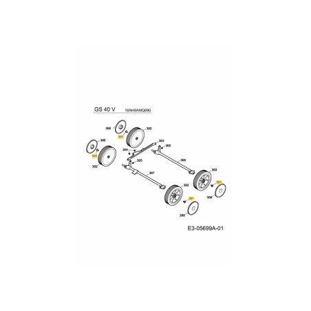 VITE 0010893 ORIGINALE MTD | Newgardenstore.eu