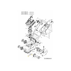 BOULON-LAME 092.48.880 ORIGINAL MTD | Newgardenstore.eu