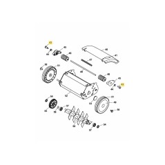 Vis M6x35 DIN 923 3620116 d'origine MTD