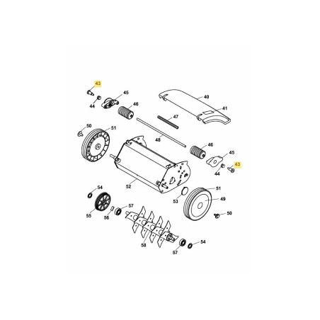 VITE M6X35 DIN 923 3620116 ORIGINALE MTD | Newgardenstore.eu