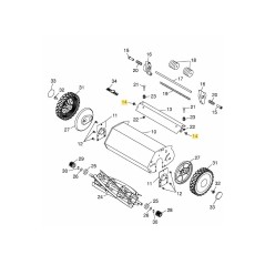 Vis de pivot Torx M6 3625116 d'origine MTD | Newgardenstore.eu