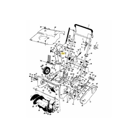 BOLT:CRG:5/16-18:1.00:GR5:STD 710-0276 ORIGINAL MTD | Newgardenstore.eu