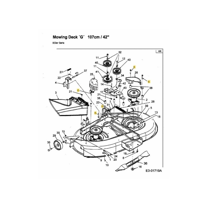 VITE TT 5/16-18 2.00HXINDWSH 710-04006 ORIGINALE MTD
