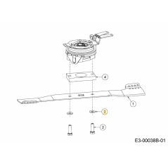 RONDELLA BLVL 10,5mmX23mmx2,5 736-05542 ORIGINALE MTD