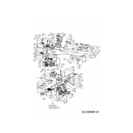 BOULON : CRG : 1/4-20 : 1,00 : GR5 : STD 710-0932A MONTÉ D'ORIGINE | Newgardenstore.eu