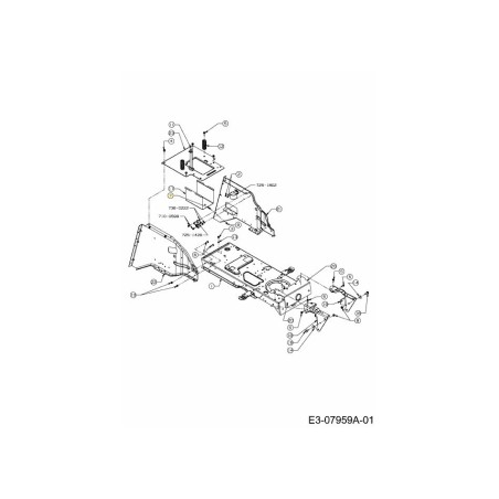 Sechskantschraube: M6x12 DIN 933 8.8 710-1691 Original MTD | Newgardenstore.eu